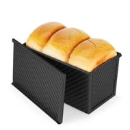 Detailed information about the product Non-Stick Pullman Loaf Pan Bread Pan with Lid for Perfect Homemade Bread and Toast (1 Pack)