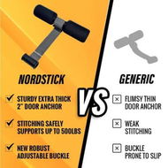 Detailed information about the product Nord Stick Hamstring Curl Set: Portable Home Gym for Leg Workouts, Set Up in Seconds