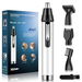 Nose Hair Beard Ear 4 in 1 Trimmer with Vacuum Cleaning System,USB Rechargeable. Available at Crazy Sales for $36.84