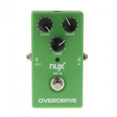 NUX OD-3 Overdrive Guitar Electric Effect Pedal Ture Bypass Green