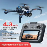 Detailed information about the product Obstacle Avoidance 4.3inch Screen Aerial Photography Brushless Drone HD Camera 20mins Flight Foldable Quadcopter RTF Christmas Gift