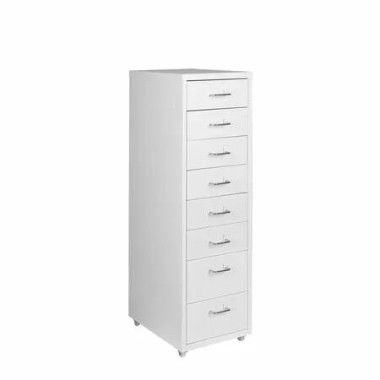 Office Cabinet 8 Drawer Drawers White