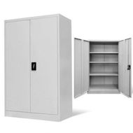 Detailed information about the product Office Cabinet 90x40x140 Cm Steel Grey