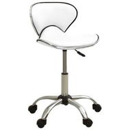 Detailed information about the product Office Chair White Faux Leather