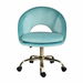 Office Desk Chair - Velvet Home Office Swivel Computer Seat COVE BLUE. Available at Crazy Sales for $159.95