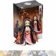 Detailed information about the product Official Demon Slayer Nezuko Kamado 10cm Kizuna no Sou Figurine Action Figure Anime Merchandise Collectible