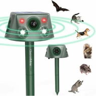 Detailed information about the product olar-Powered Ultrasonic Animal Deterrent: Repels Cats, Birds, Rabbits, Raccoons, and More