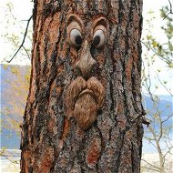 Detailed information about the product Old Man Tree Faces Decor Outdoor Tree Hugger Sculpture Yard Art Garden Decorations For Halloween Easter