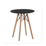 Detailed information about the product Oliver Black 80 cm Round Dining Table