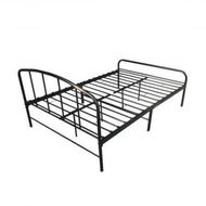 Detailed information about the product Oliver Queen Black Metal Bedframe