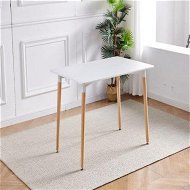 Detailed information about the product Oliver White Rectangle Dining Table