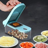 Detailed information about the product Onion Chopper Pro Vegetable Chopper Slicer Dicer With 8 Replaceable Blades Veggie Chopper Cutter