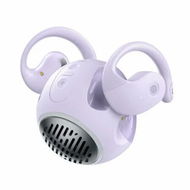 Detailed information about the product Open Ear Headphones Wireless Bluetooth 5.4 Earbuds with Speaker 2 in 1,Noise Cancelling Mic Earhooks OWS Hanging Earphones Air Bone Conduction,Purple