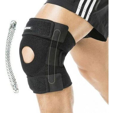 Open Patella Knee Brace with Neoprene Stabilizer - Improve Mobility for Running, Basketball, Meniscus Tears, Arthritis, and ACL Injuries - For Men and Women