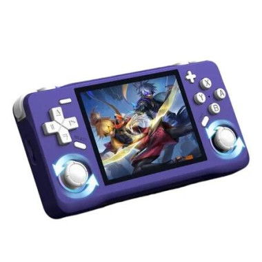 Open Source Retro Game Linux Console 128GB TFcard 15000+Games 30+ Emulators Portable PSP MINI N64 Fast Cooling Christmas Birthday Gift COL Purple