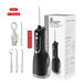 Oral Irrigator for Teeth Cleaner, 5 Modes and 4 Jet Tips, IPX7 Waterproof,300ML Detachable Water Tank for Home and Travel (Black). Available at Crazy Sales for $39.95