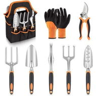 Detailed information about the product Orange 8 PCS Garden Tools Set High-Quality Gardening Tools for Home & Outdoor Use