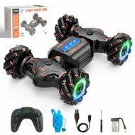 Detailed information about the product (Orange)Gesture Sensing RC Stunt Car with Light,4WD Remote Control Car for Kids,2.4Ghz Hand Remote Control Truck for Kids Christmas,Birthday Gift