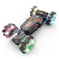 Detailed information about the product (Orange)LED Gesture Rc Car ,Acrobatic Sideshift ,360 degree Rotation Colorful Lighting,Dynamic Music ,All-Round Driving ,2.4G Remote Control Signal