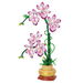 Orchid Flowers Building Block Sets, Artificial Plant, Botanical Collection for Home Office Decor (697Pcs). Available at Crazy Sales for $29.95