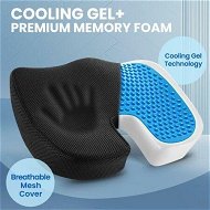 Detailed information about the product Orthopedic Seat Cushion Memory Foam Pillow Cool Gel Pad Car Gaming Office Chair Support Coccyx Tailbone Back Pain Relief Mesh Fabric Cover