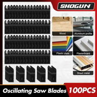 Detailed information about the product Oscillating Tool Saw Blades Multitool Kit Steel 100PCS for Wood Plastic Metal Cutter Fit Fein Multimaster Dewalt Porter Rockwell Ryobi Hitachi Milwaukee