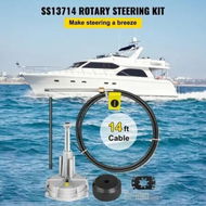 Detailed information about the product Outboard Boat Steering With 14' Steering Cable Marine Steering System 3/4'' Shaft