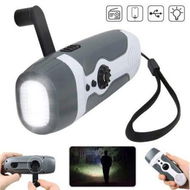 Detailed information about the product Outdoor 3In1 Portable Flashlight Hand Crank Dynamo FM Radio Power Wind Up LED Camping Lights For Fishing Boating Hiking Camping