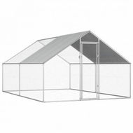 Detailed information about the product Outdoor Chicken Cage 2.75x4x1.92m Galvanized Steel