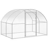 Detailed information about the product Outdoor Chicken Coop 3x2x2 m Galvanised Steel