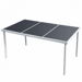 Outdoor Dining Table 150x90x74 Cm Black. Available at Crazy Sales for $219.95