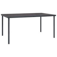 Detailed information about the product Outdoor Dining Table Anthracite 150x90x74 Cm Steel