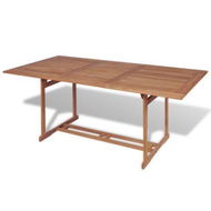 Detailed information about the product Outdoor Dining Table Rectangular 180x90x75 Cm Teak