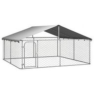 Detailed information about the product Outdoor Dog Kennel with Roof 300x300x150 cm