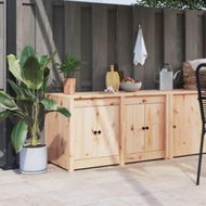 Detailed information about the product Outdoor Kitchen Cabinet 106x55x64 cm Solid Wood Pine