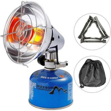 Outdoor Mini Camping Gas Heater Poratable Stove Heater for Fishing, Hiking, and Hunting