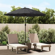 Detailed information about the product Outdoor Parasol With Aluminium Pole 270 Cm Black