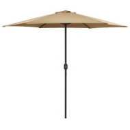 Detailed information about the product Outdoor Parasol with Aluminium Pole 270x246 cm Taupe