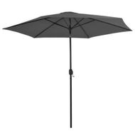 Detailed information about the product Outdoor Parasol with Metal Pole 300 cm Anthracite