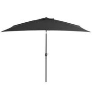 Detailed information about the product Outdoor Parasol With Metal Pole 300x200 Cm Anthracite