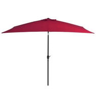 Detailed information about the product Outdoor Parasol With Metal Pole 300x200 Cm Bordeaux Red