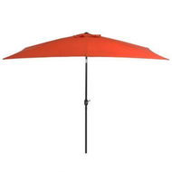 Detailed information about the product Outdoor Parasol With Metal Pole 300x200 Cm Terracotta