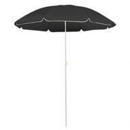 Detailed information about the product Outdoor Parasol with Steel Pole Anthracite 180 cm