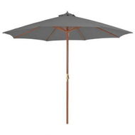 Detailed information about the product Outdoor Parasol With Wooden Pole 300 Cm Anthracite