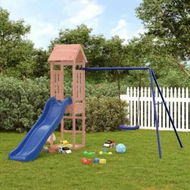 Detailed information about the product Outdoor Playset Solid Wood Douglas