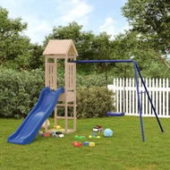 Detailed information about the product Outdoor Playset Solid Wood Pine