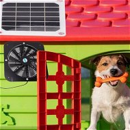 Detailed information about the product Outdoor Portable Solar Panel Extractor Mini Ventilation Fan Waterproof Kit Indoor Exhaust Tool For Factories Chicken Dog House