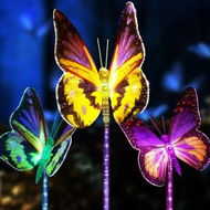 Detailed information about the product Outdoor Solar Garden Lights 3 Pack Solar Butterfly Decorative Lights LED Waterproof Solar Stake Lights for Garden Patio Yard Lawn