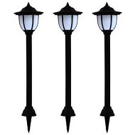 Detailed information about the product Outdoor Solar Lamps 3 pcs LED Black