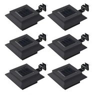 Detailed information about the product Outdoor Solar Lamps 6 pcs LED Square 12 cm Black